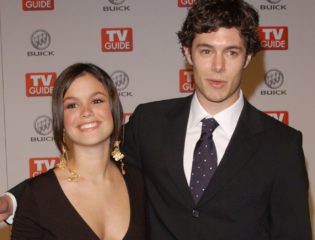 Rachel Bilson and Adam Brody at the TV Guide Primetime Emmy Party at The Lot Studios in Los Angeles