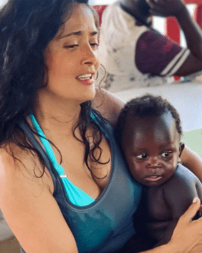 The Heartwarming Details Behind Why Salma Hayek Nursed a Stranger's Baby